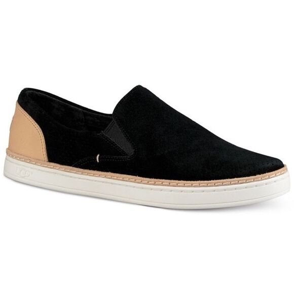 UGG Adley Perforated Suede Slip On Sneakers Sz 7.5 - Picture 1 of 7